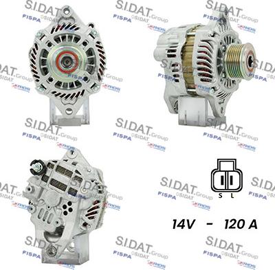 Fispa A12MH0573A2 - Alternator autospares.lv