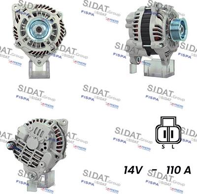 Fispa A12MH0699A2 - Alternator autospares.lv