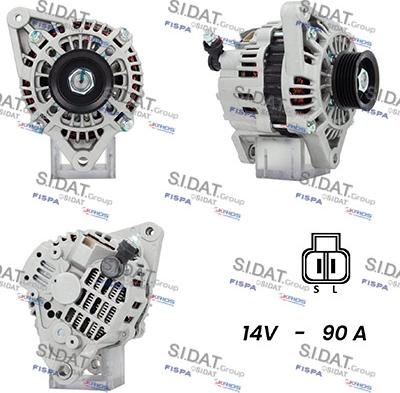 Fispa A12MH0694A2 - Alternator autospares.lv