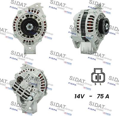 Fispa A12MH0659A2 - Alternator autospares.lv