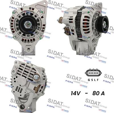 Fispa A12MH0665A2 - Alternator autospares.lv