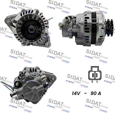 Fispa A12MH0044A2 - Alternator autospares.lv