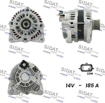 Fispa A12MH0086A2 - Alternator autospares.lv