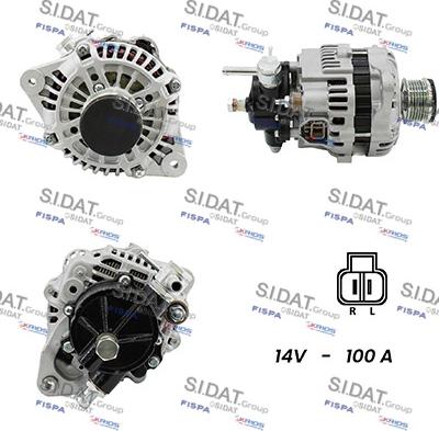 Fispa A12MH0174A2 - Alternator autospares.lv