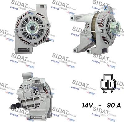 Fispa A12MH0357A2 - Alternator autospares.lv