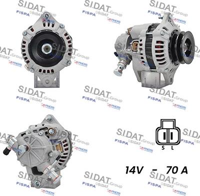 Fispa A12MH0330A2 - Alternator autospares.lv