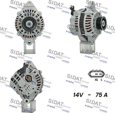 Fispa A12MH0371 - Alternator autospares.lv