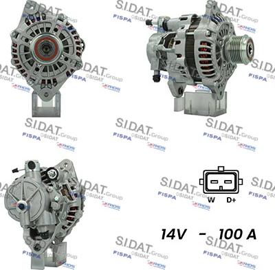 Fispa A12MH0232A2 - Alternator autospares.lv