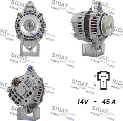 Fispa A12MH1079A2 - Alternator autospares.lv