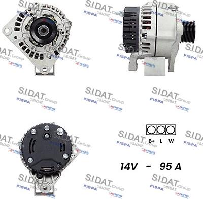 Fispa A12ML0596 - Alternator autospares.lv