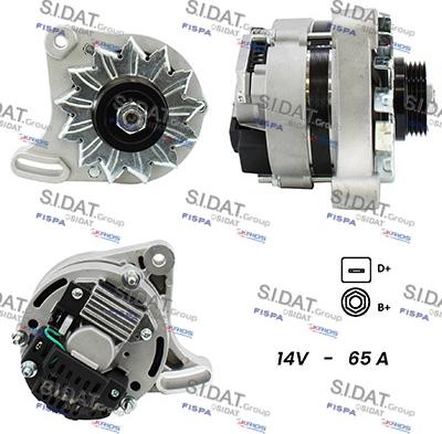 Fispa A12ML0015A2 - Alternator autospares.lv