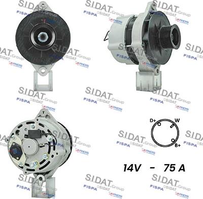 Fispa A12ML1055A2 - Alternator autospares.lv