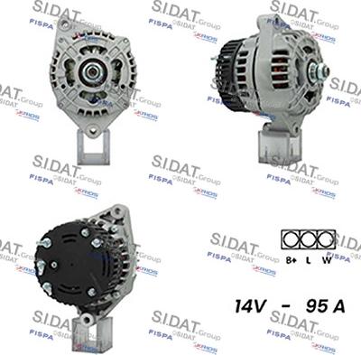 Fispa A12ML1089A2 - Alternator autospares.lv