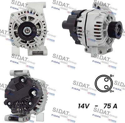 Fispa A12VA0919A2 - Alternator autospares.lv