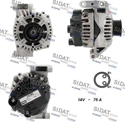 Fispa A12VA0919 - Alternator autospares.lv