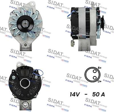 Fispa A12VA0519A2 - Alternator autospares.lv