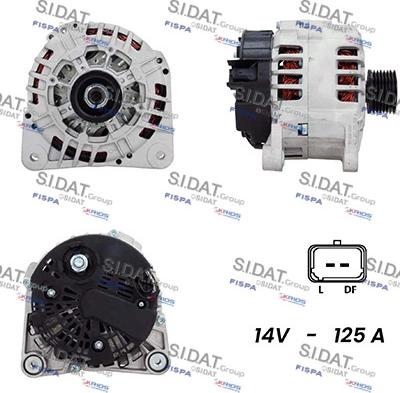 Fispa A12VA0578A2 - Alternator autospares.lv