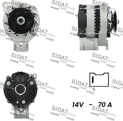 Fispa A12VA0617A2 - Alternator autospares.lv