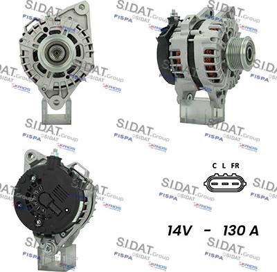 Fispa A12VA0683A2 - Alternator autospares.lv