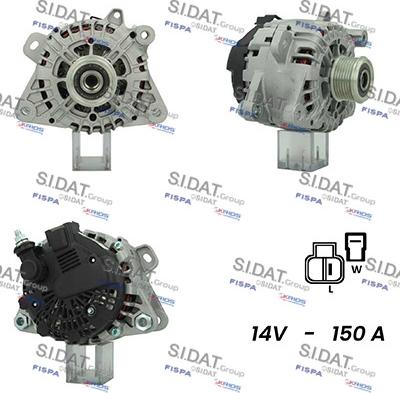 Fispa A12VA0678 - Alternator autospares.lv