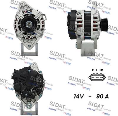 Fispa A12VA0672 - Alternator autospares.lv