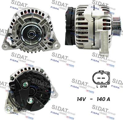 Fispa A12VA0094A2 - Alternator autospares.lv