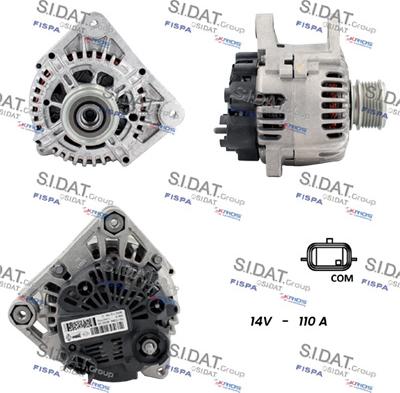 Fispa A12VA0057 - Alternator autospares.lv