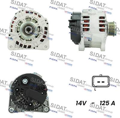 Fispa A12VA0065A2 - Alternator autospares.lv