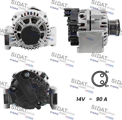 Fispa A12VA0001A2 - Alternator autospares.lv