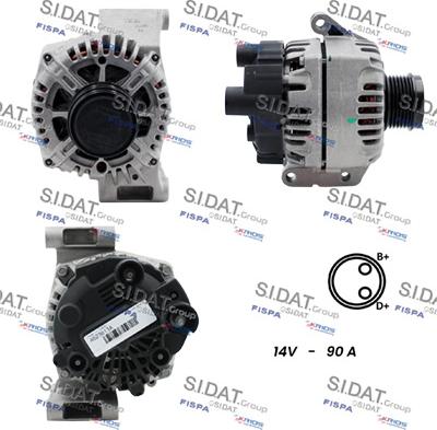 Fispa A12VA0001 - Alternator autospares.lv