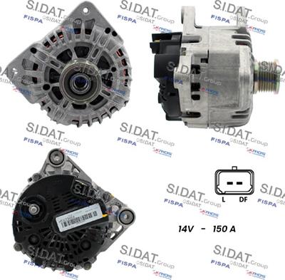 Fispa A12VA0008 - Alternator autospares.lv