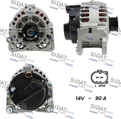 Fispa A12VA0036A2 - Alternator autospares.lv