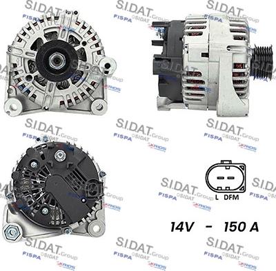 Fispa A12VA0024A2 - Alternator autospares.lv