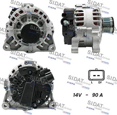 Fispa A12VA0181A2 - Alternator autospares.lv