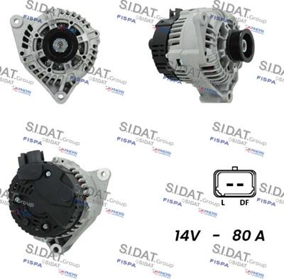 Fispa A12VA0182 - Alternator autospares.lv