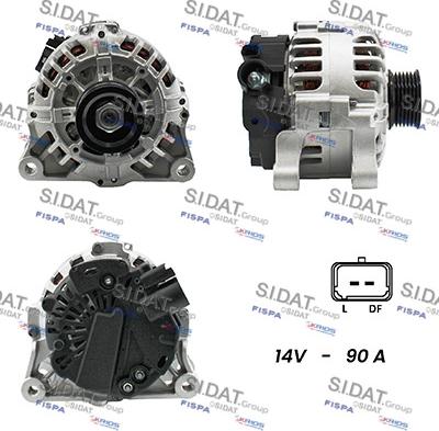 Fispa A12VA0125A2 - Alternator autospares.lv