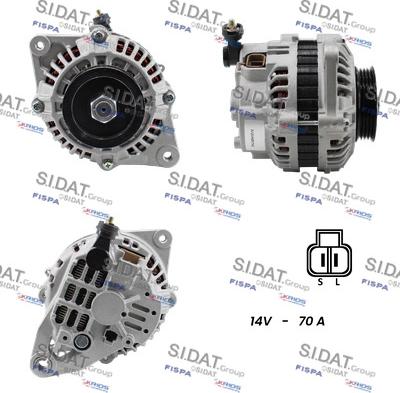 Fispa A12VA0817A2 - Alternator autospares.lv