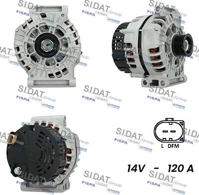 Fispa A12VA0888A2 - Alternator autospares.lv