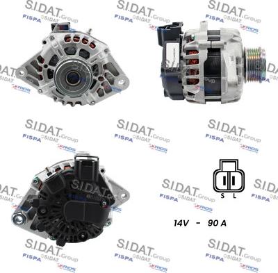 Fispa A12VA0820A2 - Alternator autospares.lv