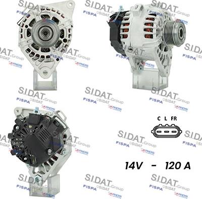 Fispa A12VA0821 - Alternator autospares.lv