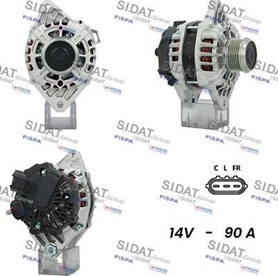 Fispa A12VA0823A2 - Alternator autospares.lv