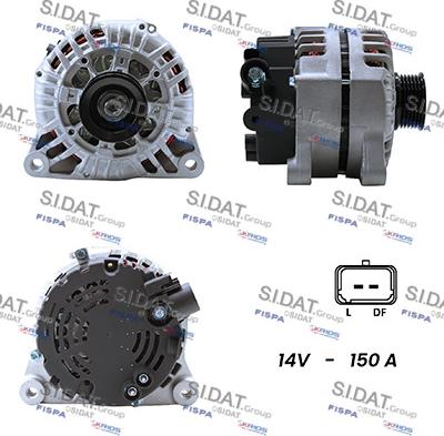 Fispa A12VA0390A2 - Alternator autospares.lv