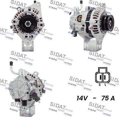 Fispa A12VA0393A2 - Alternator autospares.lv