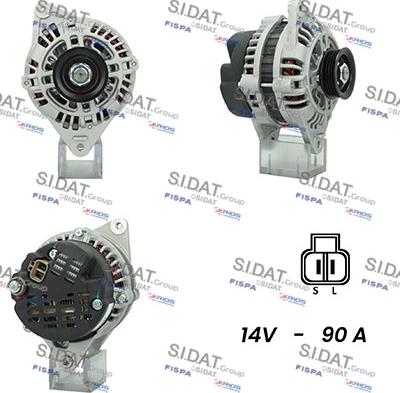 Fispa A12VA0360A2 - Alternator autospares.lv