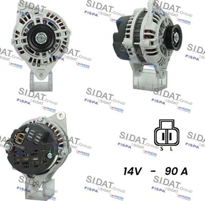 Fispa A12VA0360 - Alternator autospares.lv