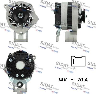 Fispa A12VA0386A2 - Alternator autospares.lv