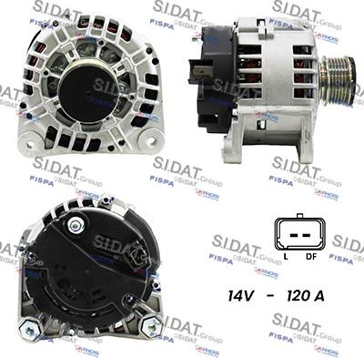 Fispa A12VA0290A2 - Alternator autospares.lv