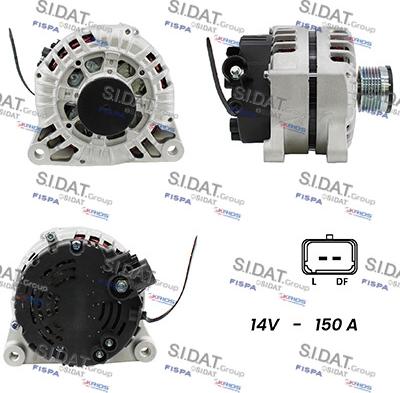 Fispa A12VA0249A2 - Alternator autospares.lv