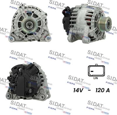 Fispa A12VA0250 - Alternator autospares.lv