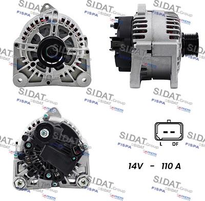 Fispa A12VA0204A2 - Alternator autospares.lv